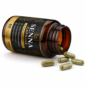 Capsules de poudre de feuilles de séné OEM Premium 500mg – Complément naturel à base de plantes pour la digestion, le nettoyage intestinal, le soulagement de la constipation et la détoxification - Product Image 2