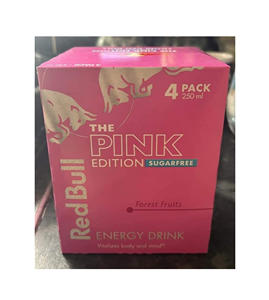 Red Bull Pink Edition Sans Sucre aux Fruits des Bois, Boisson Énergisante 250ml, Vente en Gros B2B, Choix des Distributeurs - Product Image 1