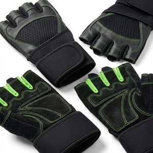 Gants de musculation robustes avec support pour les poignets, gants de gym en cuir unisexes, antidérapants, pour la musculation - Product Image 2