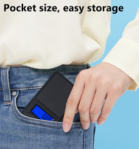 Hochwertige Taschenwaage 100g 200g 300gX0,01g Elektronische Gold- und Schmuckwaage Digitale Taschenwaage 500g/0,01g - Product Image 6