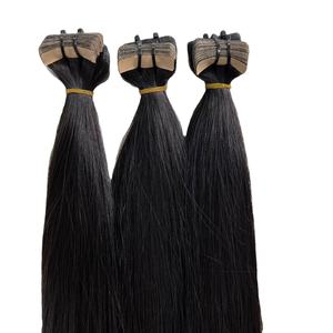 Raw Vietnamese Tape Hair Extensions Natural Straight Kinky Body Wave Jerry Curl Full Density Natural Texture Factory Direct - Product Image 2