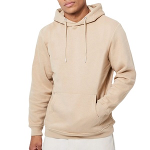 Sudadera con Capucha Ligera de Alta Calidad, 100% Algodón, Manga Larga, con Patrón Sólido y Cuello Bordado, Hecha a Medida - Product Image 1