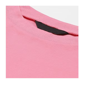 Conjunto Deportivo de Algodón Rosa para Mujer, Pantalones Largos con Bolsillos Laterales, Cuello Redondo, Corte Holgado, Ropa Casual de Otoño - Product Image 6