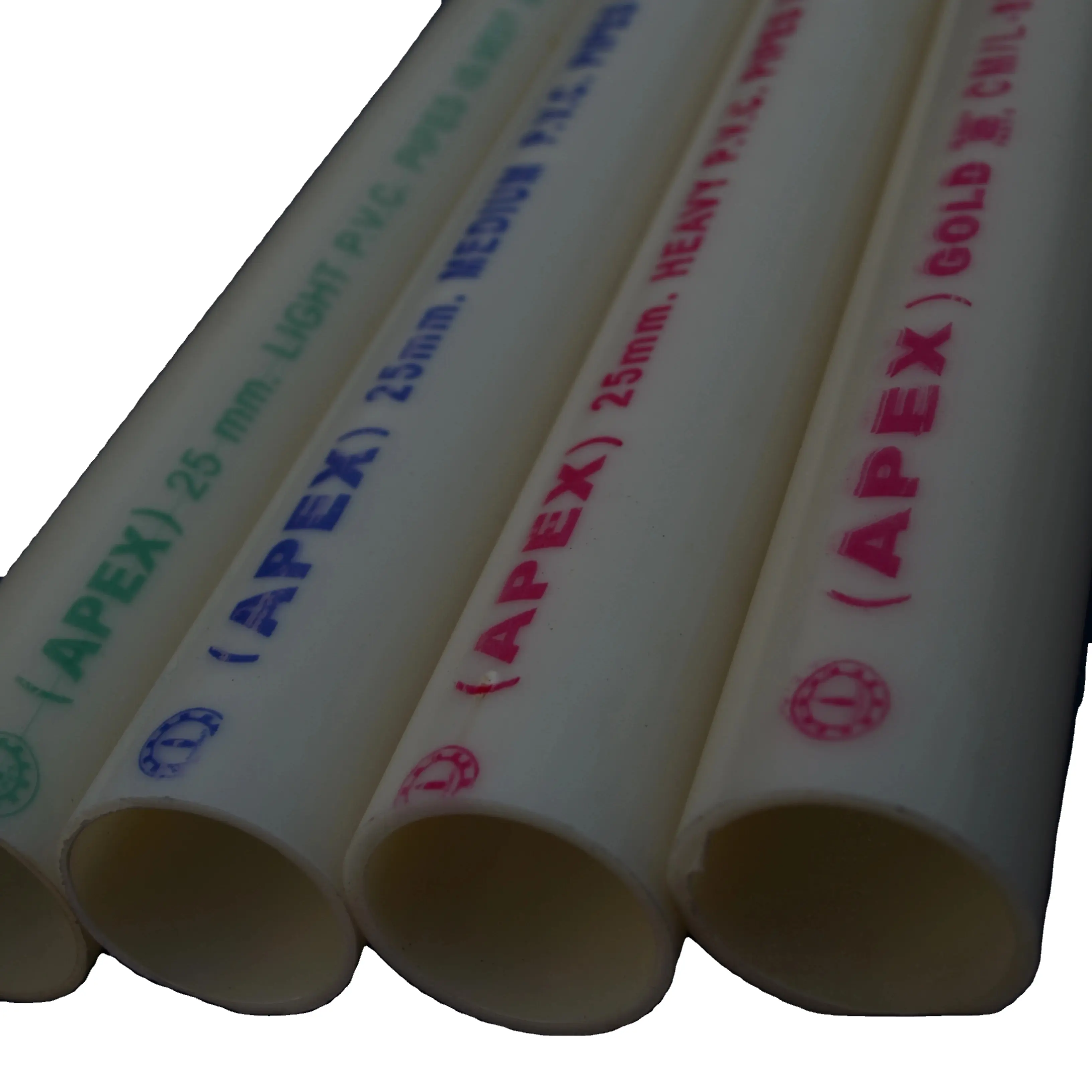 Pipa PVC Apex tahan benturan dan fitting dengan panjang 100 m tersedia dengan harga grosir dari India