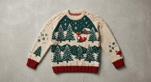 Pulls de Noël unisexes pour tous les âges – Tricots festifs avec des motifs personnalisés - Product Image 1