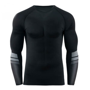 <b>Men</b> Compression Shirts Athletic Compression Shirts OEM Supplier High Quality <b>Men</b> Compression Shirts Gym Workout Compression Tops - Product Image 2