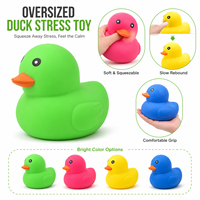 Bestseller transfrontalier : Canard en pâte à sucre géant, canard anti-stress en TPR de grande taille, jouet de décompression souple en silicone, motif dessin animé