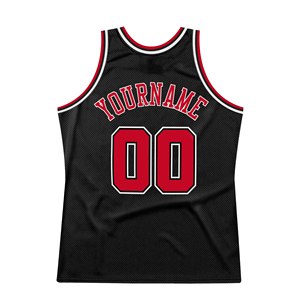 Maillot de basket-ball OEM 100% polyester, couleurs noir, rouge, blanc, tailles plus, séchage rapide, respirant, léger, design personnalisé, vêtements de sport - Product Image 2