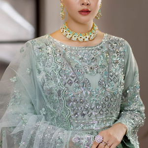 Vestido de Novia Moderno de Verano para Mujer, Diseño Único Hecho a Mano, Patrón de Cristal, Largo hasta el Suelo, Encaje, Venta Caliente - Product Image 5