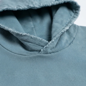 Manufacturer's Unisex Winter Pullover Sweatshirt 100% Cotton Fleece Digital Solid Color Cropped Baggy <b>Hoodie</b> <b>Waterproof</b> - Product Image 6