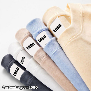 T-shirt décontracté pour homme, col rond, 100% coton, couleur unie, impression de logo personnalisé, manches courtes, coupe classique, tricoté, respirant - Product Image 1