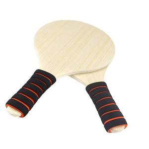 Unisex Customize All Sizes and Colours Wooden Badminton Racket Tennis With Gripy Soft Handle Hard <b>Netting</b> and Custom Logo - Product Image 2