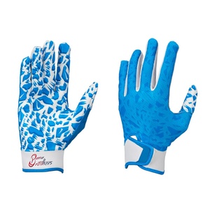 Custom Made Athletic Training Gloves Personalized American Football Receiving Gloves with Silicone Grip Premium Quality Product - Product Image 5