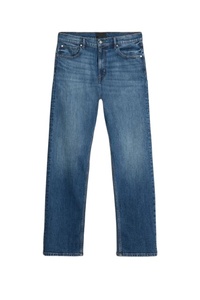 Jeans homme stretch coupe droite délavés personnalisables – Confortables pour l'extérieur – Pantalon en jean pour homme pour l'hiver et l'automne - Product Image 5