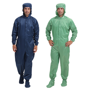 Overol de Seguridad de Poliéster Completamente Encapsulado para Cuartos Limpios, con Capucha, Protección Corporal Completa, Ropa de Trabajo Desechable, Resistente al Polvo, para la Industria - Product Image 3