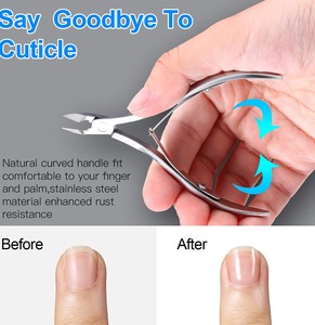 Coupe-cuticules en acier inoxydable, coupe-ongles de haute qualité, ouverture large, lame courbée, durable, coupe-cuticules avec logo personnalisé - Product Image 3