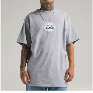 เสื้อยืดเปล่าสำหรับงานหนัก พิมพ์ลายสกรีนได้ตามต้องการ ผ้าคอตตอนหนา 220 GSM ทรงหลวม - Product Image 1