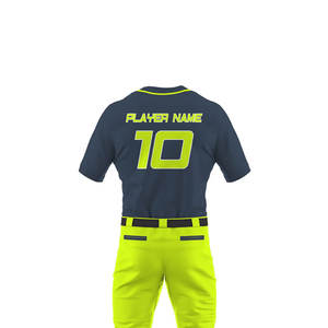 Uniforme de béisbol para hombre disponible al por mayor, totalmente personalizado, transpirable, antiarrugas, a precio económico. - Product Image 6