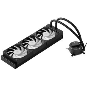 Dissipatore a Liquido AIO Personalizzabile Nero per PC, 2.1FT, con 3 Ventole PWM da 120mm e Pompa con Alimentazione PWM a 4 Pin per CPU - Product Image 6