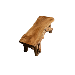 Banco ARTERRA de Lujo Hecho a Mano con Raíz de Teca, Combinando Arte Natural y Encanto Robusto para Uso en Exteriores, Hoteles y Salas de Estar - Product Image 1