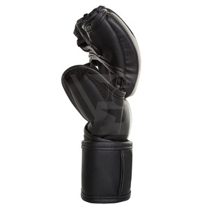 ถุงมือ MMA สีตามสั่ง พร้อมโลโก้และป้ายชื่อ สำหรับผู้ใหญ่ แบบครึ่งนิ้ว หนังวัวแท้สีทอง ทนทานสูง ปรับแต่งได้ - Product Image 4