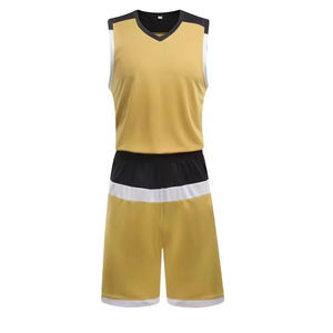 Uniformes de basket-ball de haute qualité pour hommes, fabrication OEM, design personnalisé, vêtements de sport respirants à séchage rapide, ensemble de maillots - Product Image 1