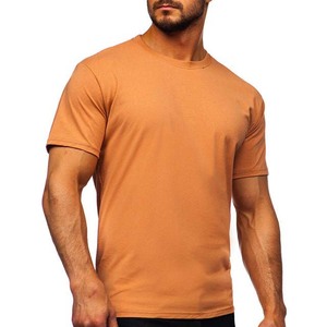 T-shirts noirs personnalisés pour hommes, manches courtes, col rond, coton peigné, logo brodé sur le devant, impression sérigraphique, style formel - Product Image 3