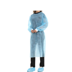 Vêtement médical non tissé imperméable en gros avec manches longues - Product Image 4