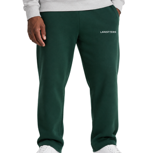 <b>Men's</b> Fleece Straight Leg <b>Trousers</b> Regular Fit <b>Elastic</b> Waist Casual Sweatpants with Side and Back Pockets Comfortable Daily Wear - Product Image 1