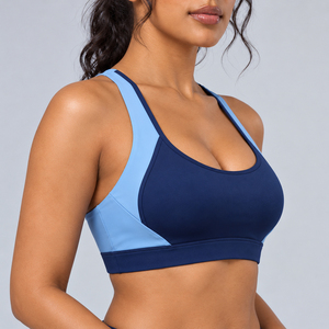 Sujetador deportivo sexy al por mayor, diseño y color personalizados, tops de gimnasio lisos, sujetador deportivo de alto impacto para mujer, sujetador de yoga para mujer - Product Image 5