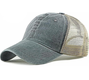 Gorra Trucker Naranja de 6 Paneles, Tela de Malla, Ajustable, Unisex, Casual, para Primavera/Verano, Talla Adulto - Product Image 5