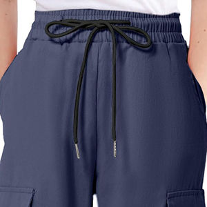 Pantalones Casuales para Hombre, Corte Regular, Cintura Alta, Cordón Ajustable, Elásticos, Largos, para Exteriores, con Múltiples Bolsillos, Peso Medio, para Primavera y Otoño - Product Image 5