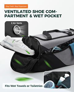 Fashionable Durable Multi-Functional Anti-Theft <b>Waterproof</b> Polyester External Frame Gym Sports <b>Duffel</b> <b>Bag</b> Workout Overnight - Product Image 4