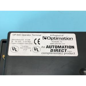 Panel de Terminal para Operador OptiMate OP-640, 8-30VDC - Equipo y Piezas de Semiconductores de Confianza de Marca Global - Product Image 4