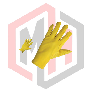 Guantes de Trabajo de Cuero Amarillo Puro, Antideslizantes, Resistentes a Desgarros, Transpirables, Anticorte, con Antiestático y Muñequera Ajustable - Product Image 2