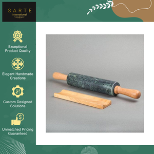 Wholesale Supply High Quality Eco-Friendly Non-Stick Dishwasher Safe Kitchen Baking Tools Marble Wooden Mini <b>Rolling</b> <b>Pins</b> - Product Image 2