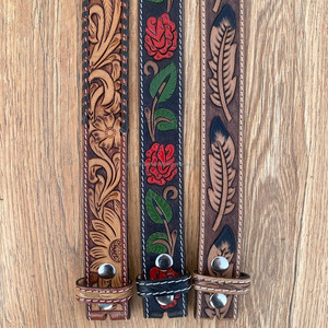 Gran oferta, cinturón de cuero genuino personalizado al por mayor sin hebillas para hombres y mujeres, cinturón de negocios de cuero de vaca de lujo - Product Image 3