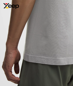 เสื้อกล้ามออกกำลังกายผู้ชาย XEEP Factory Direct Sales รุ่น XC-GTT-23 คุณภาพสูง ระบายอากาศได้ดี แห้งเร็ว ผลิตจากผ้าฝ้ายถัก 100% ด้านหน้า OEM - Product Image 4