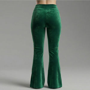 Leggings de Cintura Alta con Pedrería, Color Morado, Elásticos, Estilo Urbano, para Mujer, Calidad Premium, OEM - Product Image 4