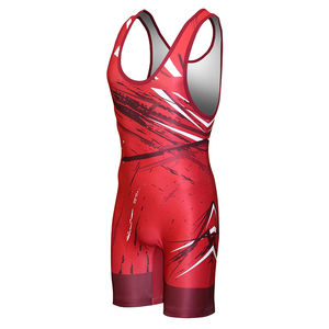 Ropa Deportiva Personalizada para Lucha Libre, Singlet Cómodo para Hombre con Diseño Sublimado - Product Image 3