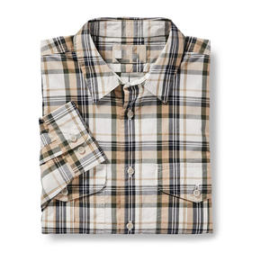 Camisa a cuadros cómoda de corte regular para uso diario en la oficina, camisa informal con botones, manga larga para exteriores, camisas formales. - Product Image 3