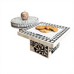BS INTERNATIONAL, alta demanda, incrustaciones de hueso de búfalo Natural, respetuoso con el medio ambiente, Apto para lavavajillas, fácil de desmoldar, soporte para pasteles de tamaño personalizado - Product Image 1