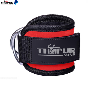สายรัดข้อเท้า NQ SPORTS ระบายอากาศได้ ปรับระดับได้ บุด้วยนีโอพรีน สำหรับออกกำลังกายด้วยเครื่องเคเบิล พร้อมห่วงรูปตัว D ปรับแต่งได้ - Product Image 5