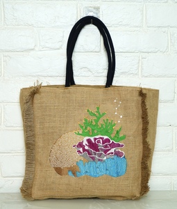 Sacs fourre-tout en jute tendance pour femmes 2026, style bohème, faits à la main, sacs bandoulière messager, pour la plage, avec fermeture éclair, pour le quotidien et les voyages - Product Image 1