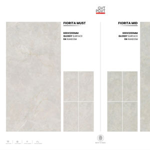 Loseta de Porcelana de Lujo, Formato Grande 24x48 Pulgadas, Superficie de Alto Brillo, para Uso Interior y Exterior Moderno - Product Image 1