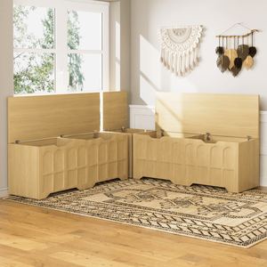 Panca Multifunzionale a L in 3 Pezzi, Panca Imbottita per Scarpe, Sgabello Angolare da Cucina, Contenitore per Giocattoli, Arredo Soggiorno - Product Image 5