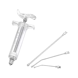 Équipement vétérinaire essentiel réutilisable : Canule trocar en acier inoxydable pour hamster, lapin, chirurgie, diagnostic, injection, pistolet à médicaments - Product Image 4
