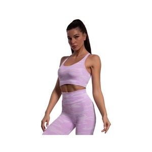 Ensemble de yoga pour femmes, taille plus, ceinture, séchage rapide, respirant, écologique, ensemble de sport 2 pièces, longueur genou, décontracté, printemps - Product Image 5