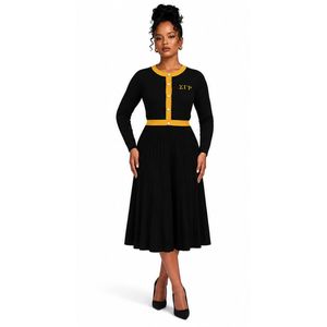 Women Button Down <b>Dress</b> Elegant <b>Long</b> Sleeve Midi Style Casual Formal Fashion Outfit Comfortable Custom Wholesale Ladies Clothing - Product Image 1