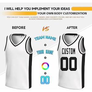Wholesale Custom Made Breathable Basketball Jersey Sublimated Print Polyester Sleeveless Slim Fit Team <b>Vest</b> Customizable Options - Product Image 4